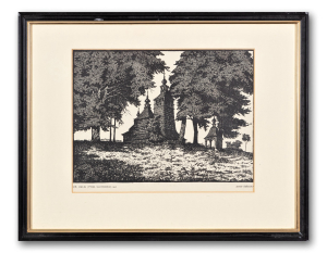 Řeřicha Josef - Kostely - 6 dřevorytů