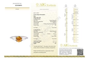 18 kt. Bílé zlato - Prsten - Diamant 0,88 ct