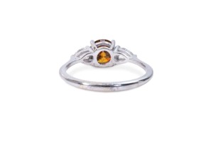 18 kt. Bílé zlato - Prsten - Diamant 0,88 ct