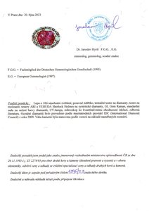 Špendlík z bílého zlata s perlou, 1. republika