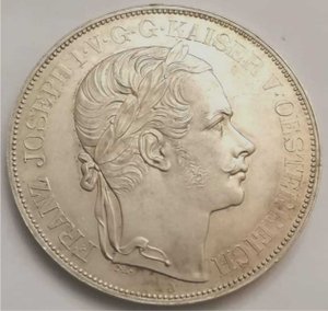 2 Tolar 1857A JIŽNÍ DRÁHA