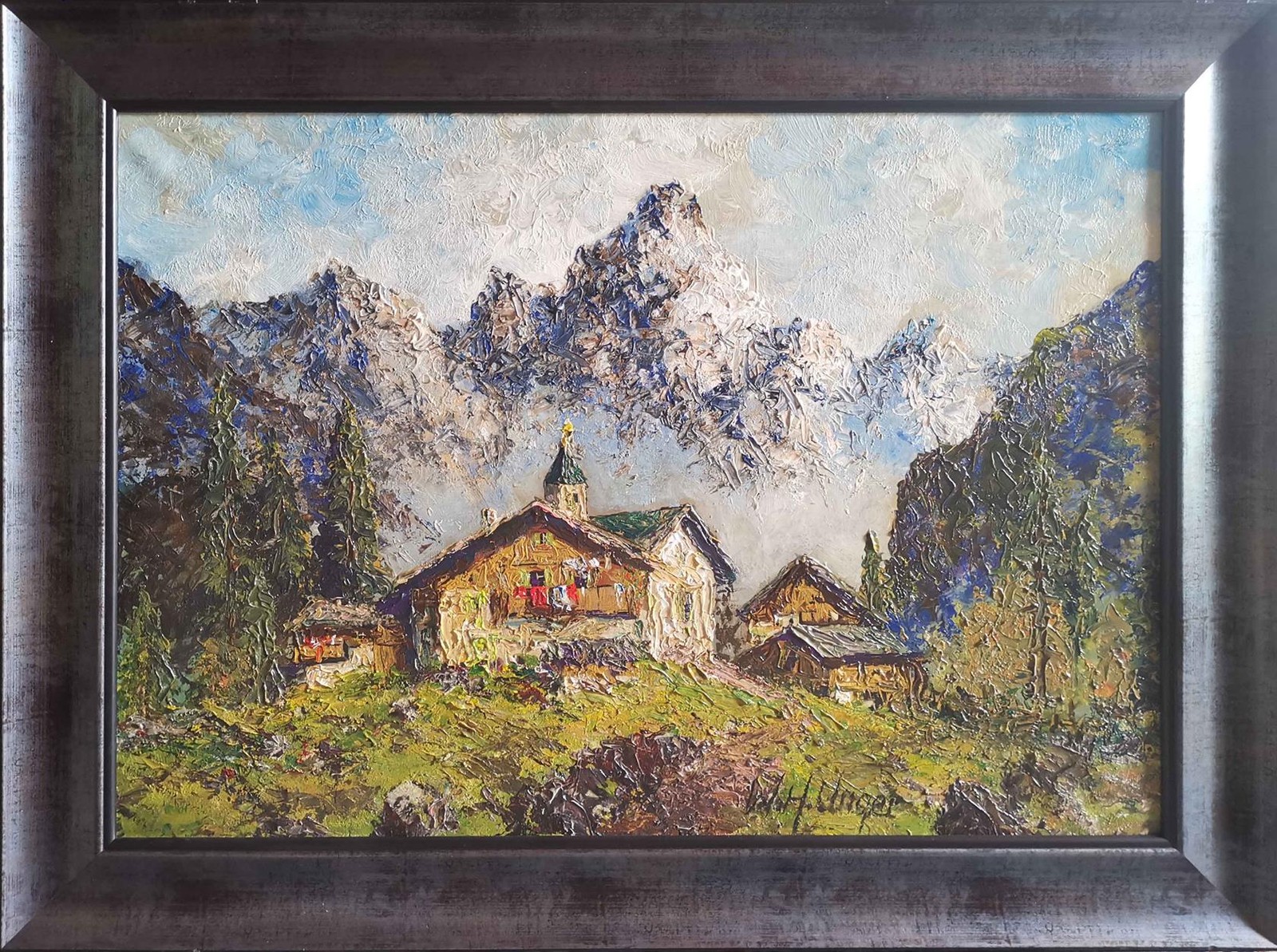 Unger Wolfgang Heinz - Berghof vor Sonnenspitze