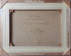 Unger Wolfgang Heinz - Berghof vor Sonnenspitze