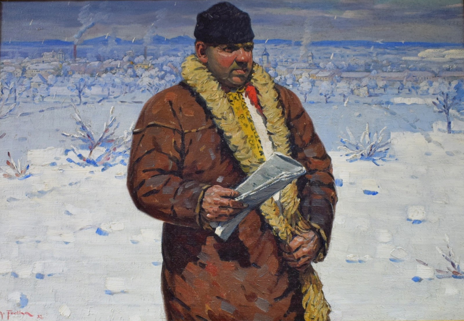 Antoš Frolka (1877 - 1935) - Starosta z Mařatic (veľký formát)