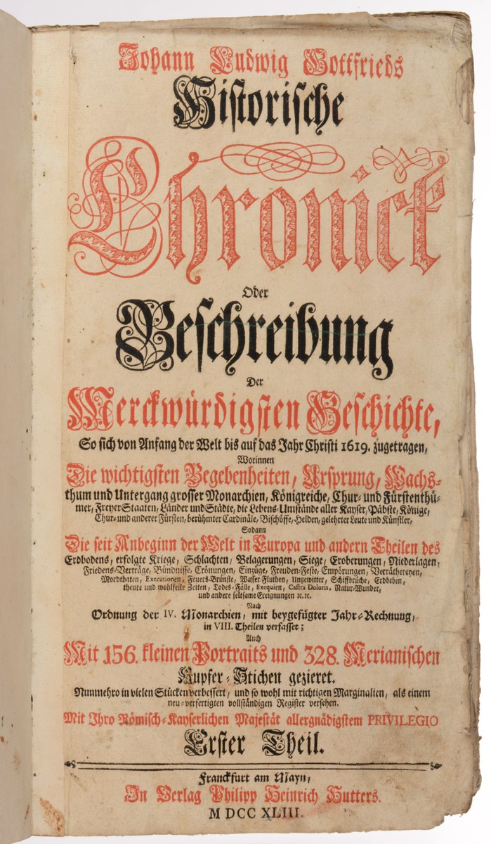 Johann Ludwig Gottfried (1584-1633) Matthäus Merian (1593-1650)
