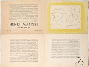 Henri Matisse (1869-1954) Aimé Maeght (1906-1981)