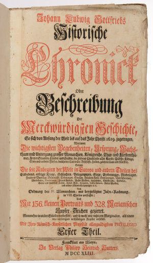 Johann Ludwig Gottfried (1584-1633) Matthäus Merian (1593-1650)