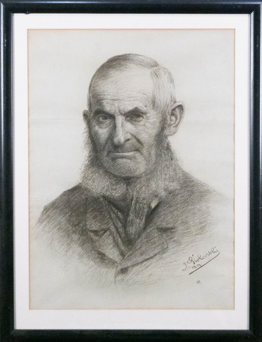 Josef Štolovský (1879–1936) | Portrét muže s licousy