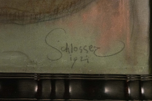 Robert Schlosser (1880–1943) | Slečna se žlutou lampou