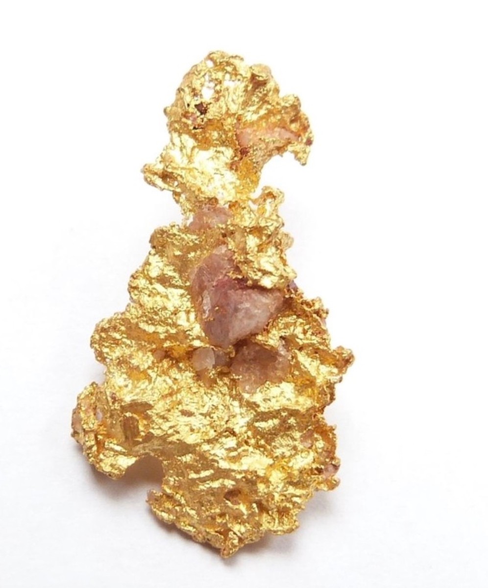 RYZÍ ZLATO 24k - 2,3 x 1,2 x 0,65 cm, Austrálie