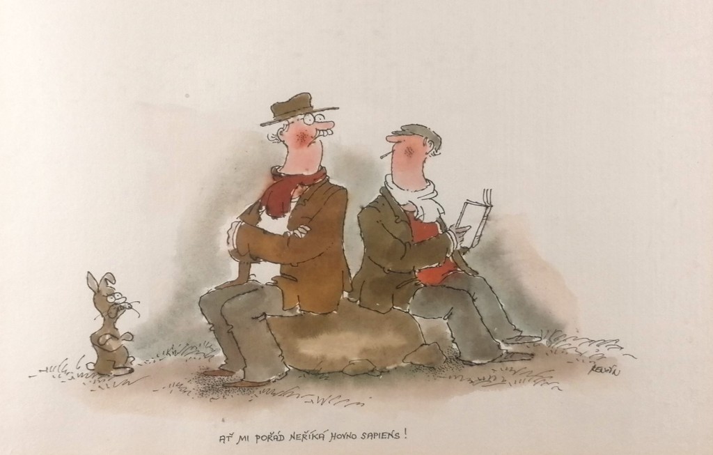 Renčín Vladimír, Dva muži a zajíc