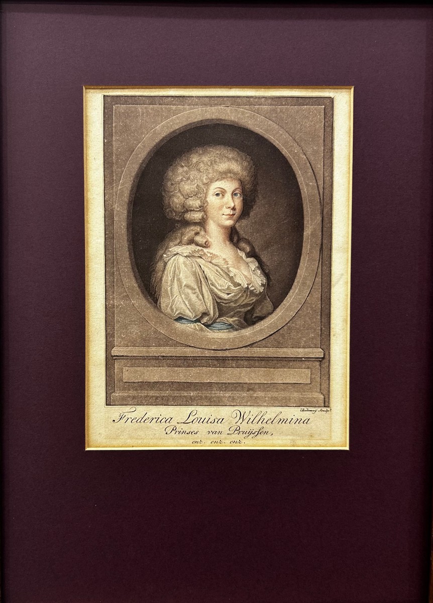 Bolomey Samuel Benjamin  | Portrét pruské princezny | Frederica Louisa Wilhelmina