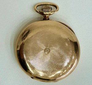 Pánské zlaté hodinky 14K tříplášťové