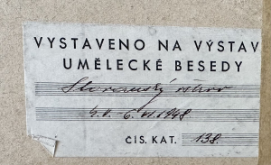 Hofman Vlastislav 1934 | Scénografický návrh | O'Neill: Smutek sluší Elektře, Na pobřeží hrázi - vnitřek lodi, Národní divadlo 1934, Režie: K.H. Hillar