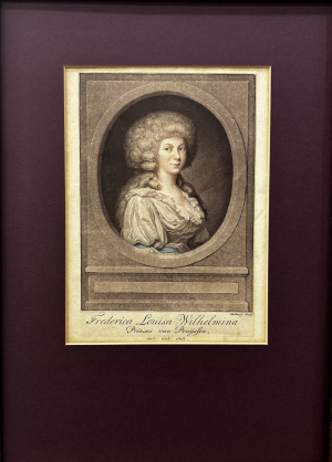 Bolomey Samuel Benjamin  | Portrét pruské princezny | Frederica Louisa Wilhelmina