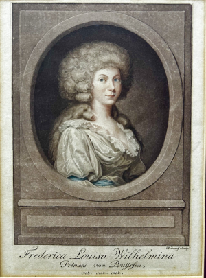 Bolomey Samuel Benjamin  | Portrét pruské princezny | Frederica Louisa Wilhelmina