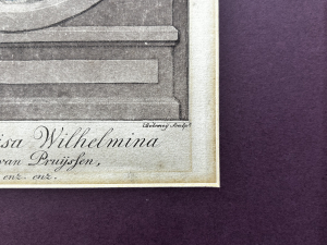 Bolomey Samuel Benjamin  | Portrét pruské princezny | Frederica Louisa Wilhelmina