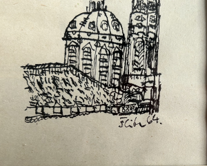 Šlitr Jiří |Pražské motivy | konvolut dvou obrazů