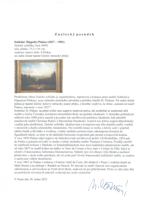 Pinkas Soběslav Hypolit | Daleká vyhlídka ( velký formát) | Přiložen odborný posudek od Phdr. Naděždy Blažíčkové-Horové a PhDr. Mgr. Michaela Zachaře