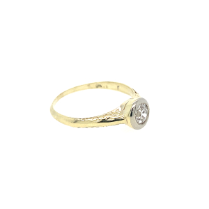 Prsten s diamantem | 0,25ct. | Praha 1920