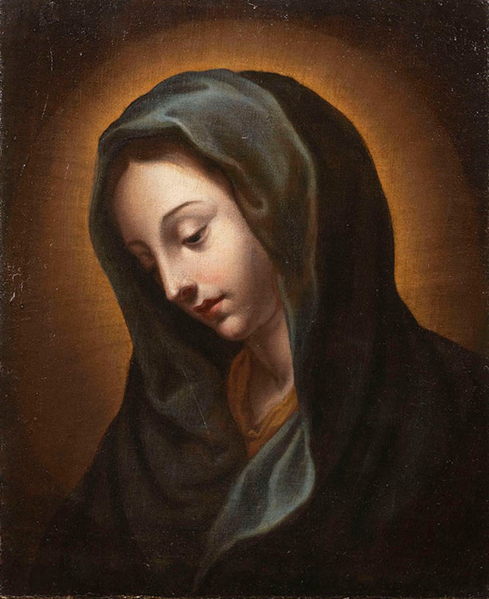 Onorio Marinari (1627-1715), Madonna as Servant of God