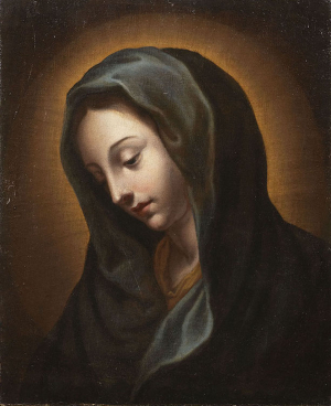 Onorio Marinari (1627-1715), Madonna as Servant of God