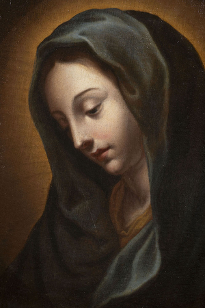 Onorio Marinari (1627-1715), Madonna as Servant of God