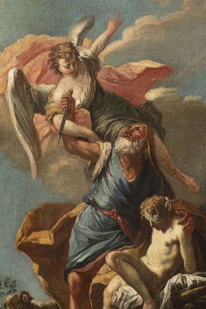 Giovanni Battista Pittoni (1687–1767) – attributed The Sacrifice of Isaac / Abraham Sacrificing His Son Isaac
