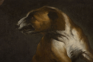 Frans Snijders (1579-1657) - Copy 17th century, A Dog with a Calf's Head