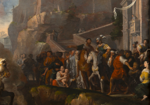 Johann Heiss (1640 – 1704), Marcus Curtius before a Jump into the Abyss.