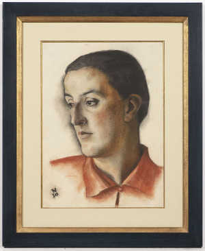 Ernst Nepo (Ernst Nepomucky October 17, 1895 in Dauba - August 26, 1971 in Innsbruck). Portrait of a young lady.