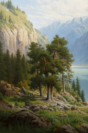 Daniel Somogyi (1837–1890 or 1910), Lake Lucerne (Vierwaldstätter See)
