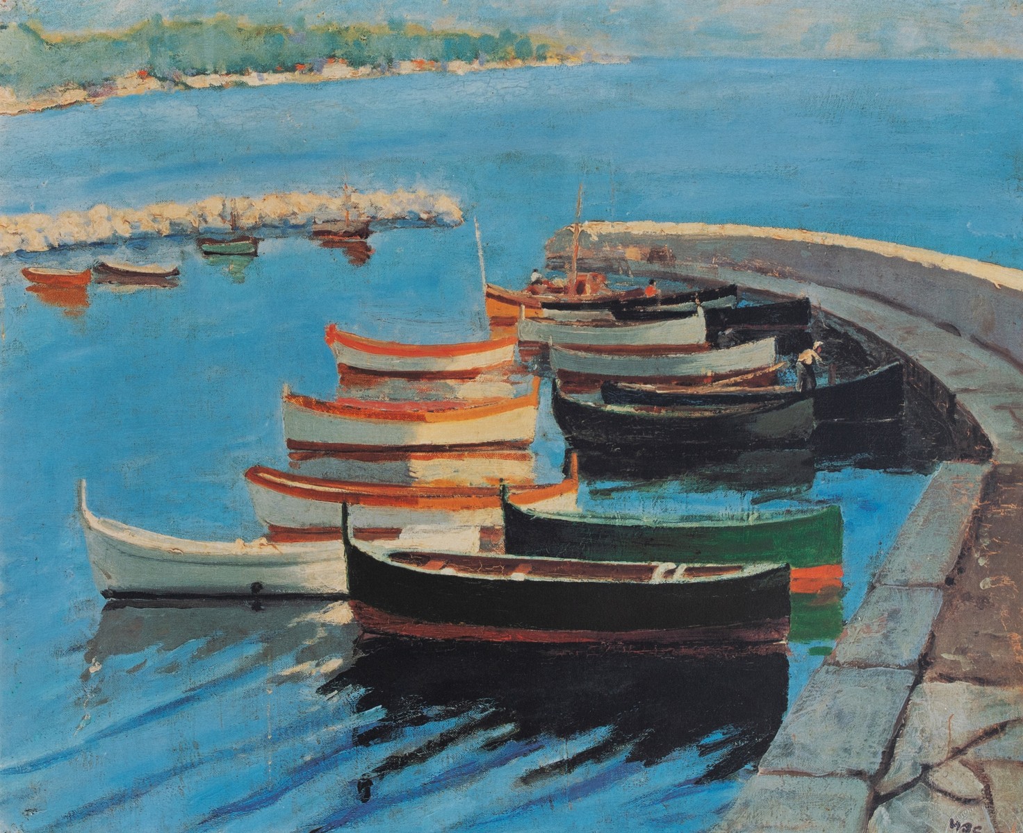 Winston S. Churchill (1874 - 1965) - A Study of Boats
