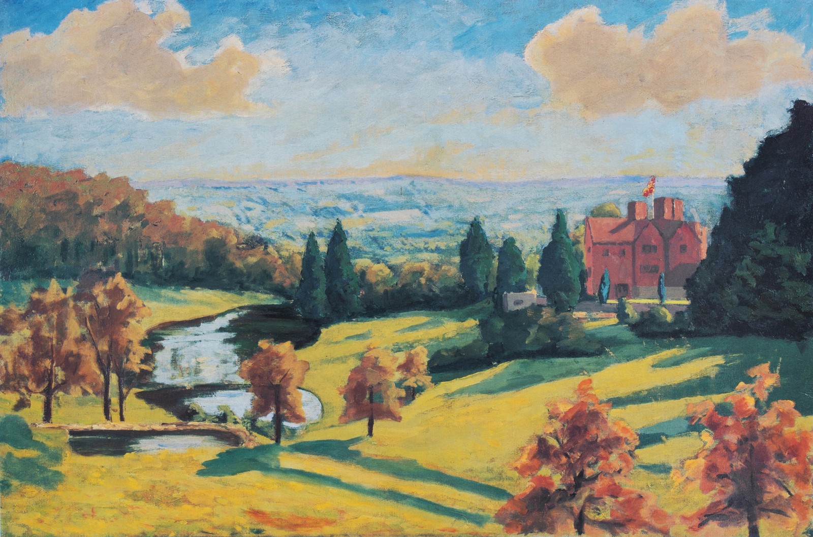 Winston S. Churchill (1874 - 1965) - View from Chartwell