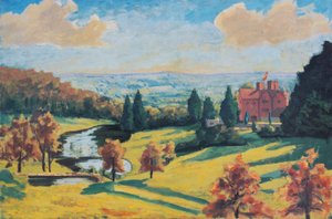 Winston S. Churchill (1874 - 1965) - View from Chartwell