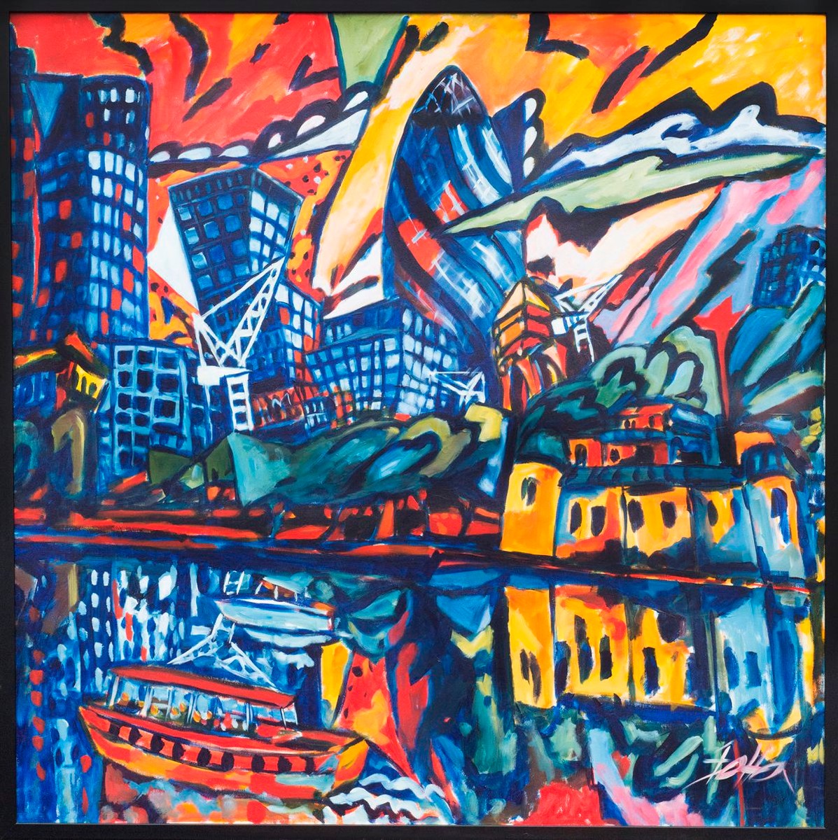 Drahoslav Šolta (1960) - Londýn - mrakodrap The Gherkin (Okurka)