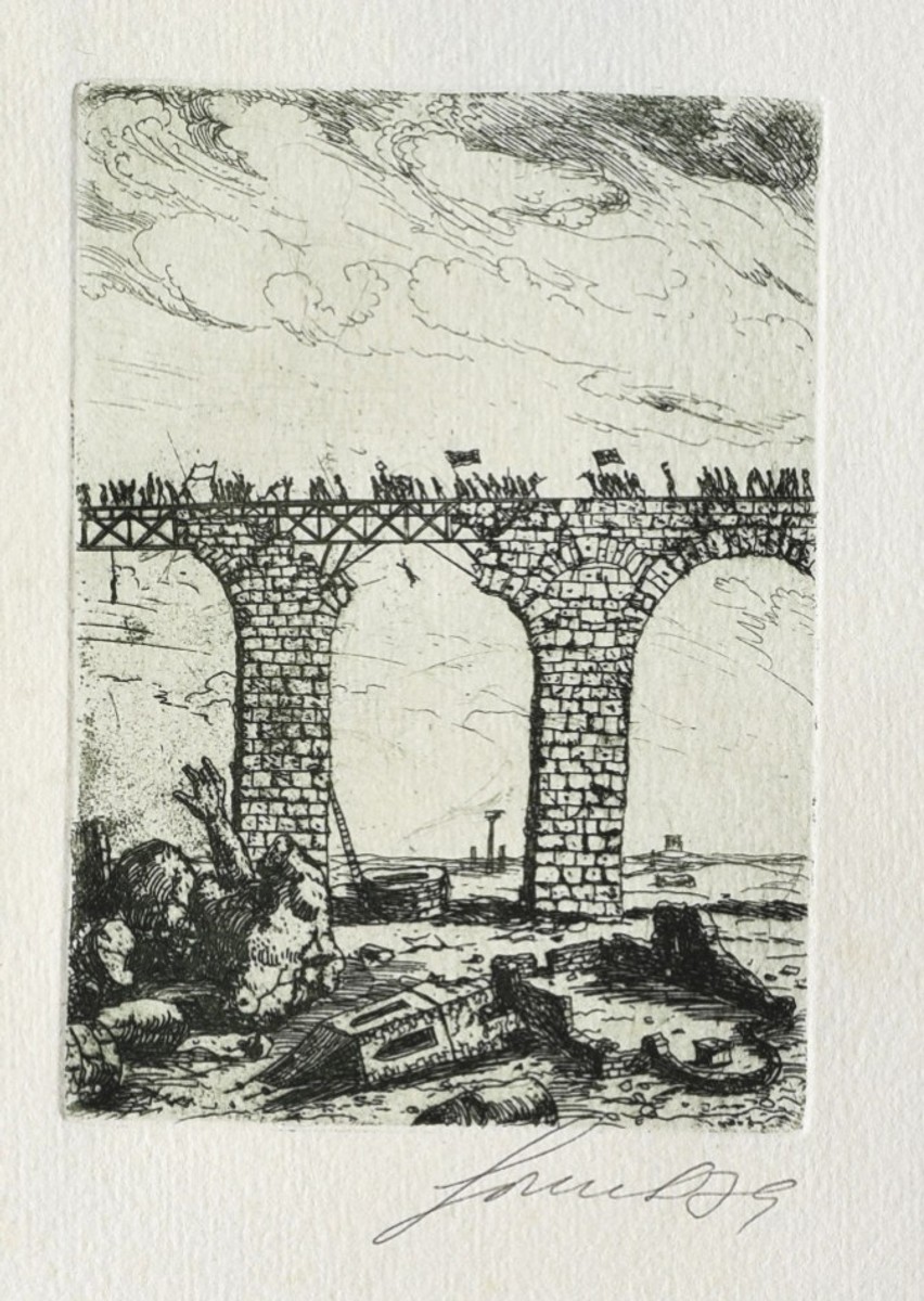 SOUČEK Jan (*1941): Sodoma a Gomora. Deset barevných leptů.
