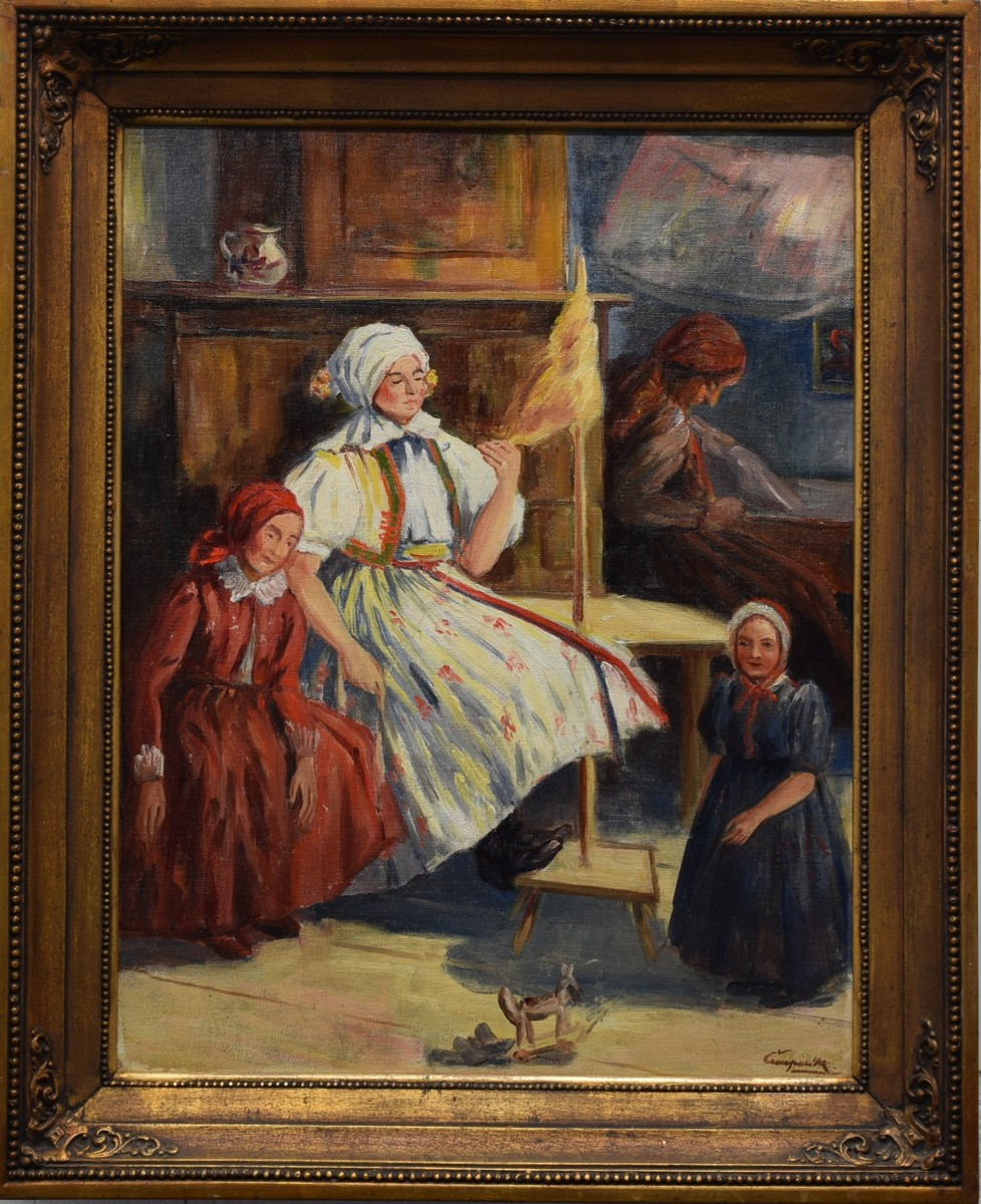 ČUMPELÍK Jan (1895-1956): Ve světnici.