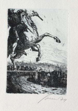 SOUČEK Jan (*1941): Sodoma a Gomora. Deset barevných leptů.