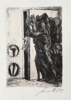 SOUČEK Jan (*1941): Sodoma a Gomora. Deset barevných leptů.