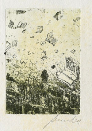 SOUČEK Jan (*1941): Sodoma a Gomora. Deset barevných leptů.