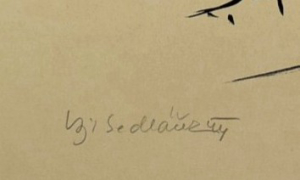 SEDLÁČEK Vojtěch (1892-1973): Cestou na pole.