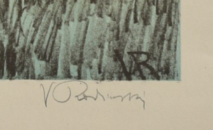 RADIMSKÝ Václav (1867-1946): Krajina s řekou.