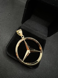 Zlatý přívěšek Mercedes 14kt