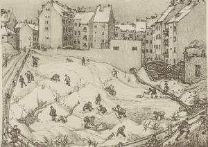 Olga Beráková (1908–1996) | Zima ve městě