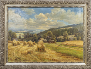 Josef Drha – J. D. Gruber (1912–2009) | Krajina se snopy