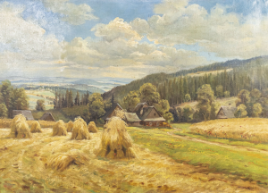 Josef Drha – J. D. Gruber (1912–2009) | Krajina se snopy
