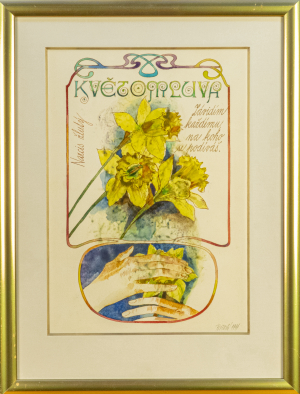 Jaroslava Bičovská (*1945) | Květomluva – Narcis žlutý