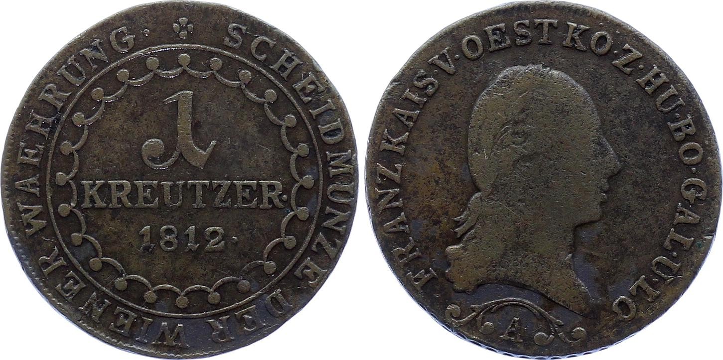 Austria 1 Kreuzer 1812