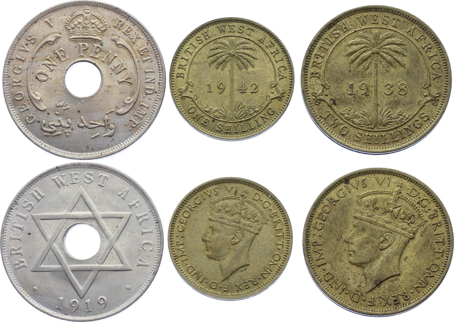 British West Africa Coin Lot